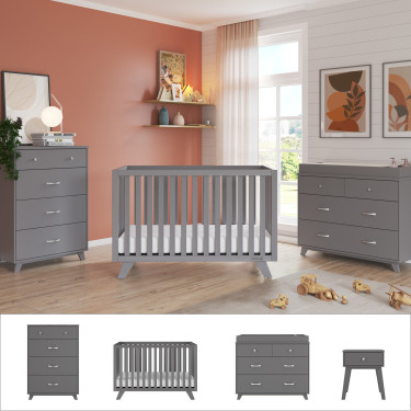 child-craft-soho-euro-4PC-nursery-set-cool-gray