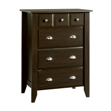 Relaxed Traditional 4-Drawer Dresser - Jamocha
