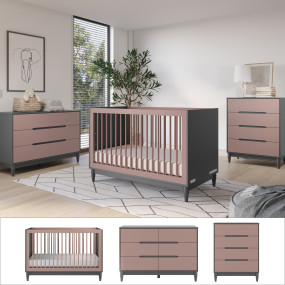 child-craft-wynwood-3PC-nursery-set-crib-dresser-chest-rose-graphite