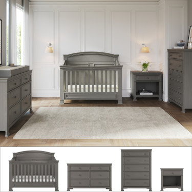 child-craft-wetgate-4PC-nursery-set-chelsea-gray