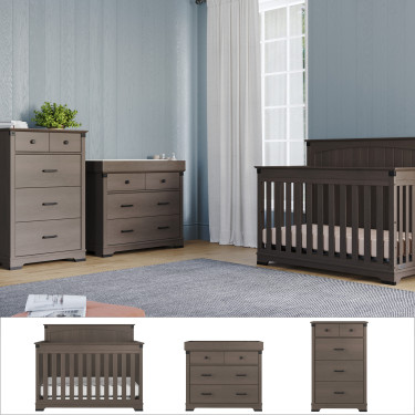 child-craft-redmond-full-panel-4PC-nursery-set-dapper-gray