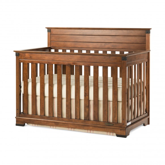cherry wood crib