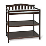 Arch Top Baby Changing Table - Jamocha
