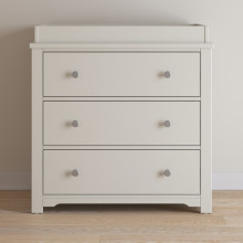 Harmony 3-Drawer Dresser with Changing Table Topper