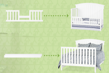 Crib Conversion Kits so that your baby's crib can grow with your child